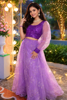 Picture of Lehenga and crop top with Single sided Net Sleeve