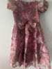 Picture of Onion pink organza floral dress For 4Y