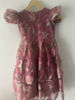 Picture of Onion pink organza floral dress For 4Y