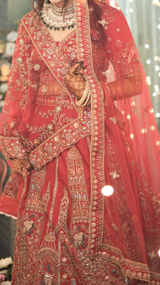 Picture of Pretty Red Lehenga