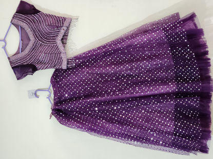 Picture of Stylish purple ethnic skirt top