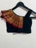 Picture of Black and maroon naryanpet croptop skirt For 2Y