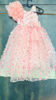 Picture of Half shoulder  pink long frock For 4-6Y