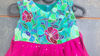 Picture of Pink n green crape long frock For 4-6Y