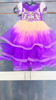 Picture of Purple n peach ball frock gown For 1-2Y