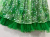 Picture of Green organza skirt with ruffle crop top For 13-15Y