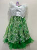 Picture of Green organza skirt with ruffle crop top For 13-15Y