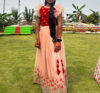 Picture of Embroidered Netted Lehenga with crop top For 13-15Y