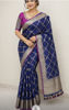 Picture of Benaras saree with maggam work Blouse