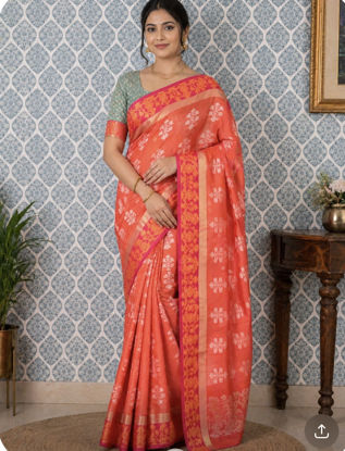 Picture of Chanderi Cotton saree