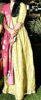 Picture of Green banaras party wear long gown without dupatta