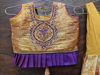 Picture of Mustard Yellow and Purple Pattu Langa jacket For 2-4Y