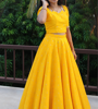 Picture of Flared Lehenga with croptop