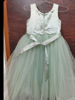 Picture of Mint Green Floral Net Gown for 4-6y