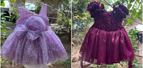 Picture of Party wear frocks For 6M-1Y