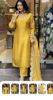 Picture of Combo of Women embroidered anarkali kurta sets with dupatta