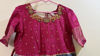 Picture of Pochampally Dress with maggam work