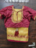 Picture of Traditional Mustard Yellow & Maroon Silk Pattu saree