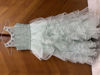 Picture of Light green hue beautiful frill layer frock For 6-8Y