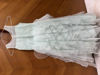 Picture of Light green hue beautiful frill layer frock For 6-8Y