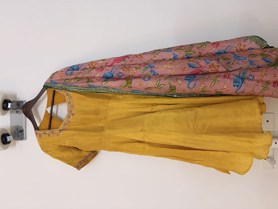 Picture of Designer Anarkali with embroidery duppata