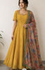 Picture of Designer Anarkali with embroidery duppata