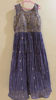 Picture of Lavender Long frock with mirror work