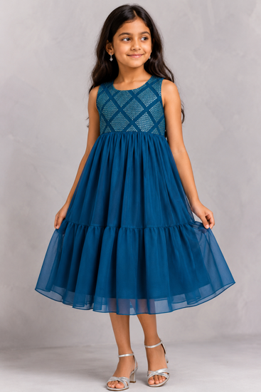 Picture of Partywear frock for 8-9y