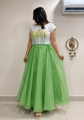 Picture of Crop top and skirt