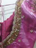 Picture of Tissue pattu saree with maggam Blouse
