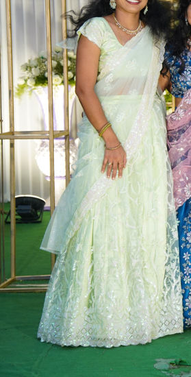 Picture of Pastel green lahenga