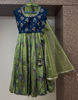 Picture of Blue and green lehanga