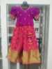 Picture of Pattu langa with zardosi maggam blouse 2-3y