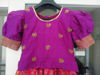 Picture of Pattu langa with zardosi maggam blouse 2-3y
