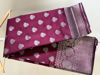Picture of Beautiful wine colour with silver border