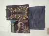 Picture of Brown Embroidered Silk-Blend Set & Sky Tie-Dye Shimmer Kurti