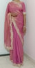 Picture of Elegant Onion pink slight dual tone  design silk Saree with stone work and embellished blouse