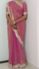 Picture of Elegant Onion pink slight dual tone  design silk Saree with stone work and embellished blouse