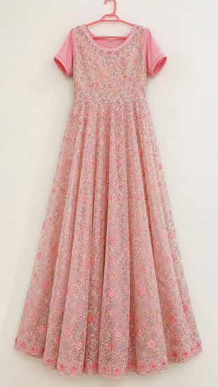 Picture of Long flared Dress/ Gown