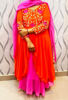 Picture of Coral Glow Embroidered Kurti with Dupatta