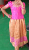 Picture of Pure kanchi pattu lehanga with maggam work blouse 4 to 5 years