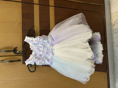 Picture of White dress with tail 1Y