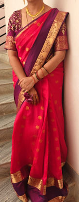 Picture of Samudrika Pattu saree with unstitched blouse piece
