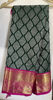 Picture of Never worn Green & pink Pure kanjeevaram saree