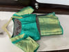 Picture of Brown with sea green combination kanchipattu saree