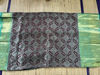 Picture of Brown with sea green combination kanchipattu saree