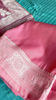 Picture of Soft blush pink saree with delicate weaving