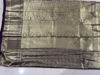 Picture of Never worn Semi kanchipattu saree  with unstitched blouse