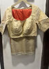 Picture of Semi - gadwal saree with stitched padded blouse