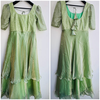 Picture of Space silk long frock